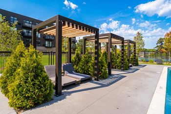 Resort-style pool and patio